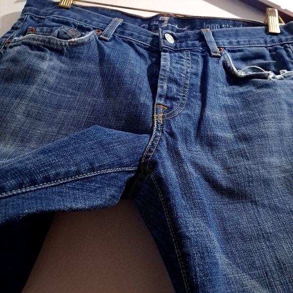 7 for all mankind | Men's long standard Blue Jeans - Picture 4 of 11